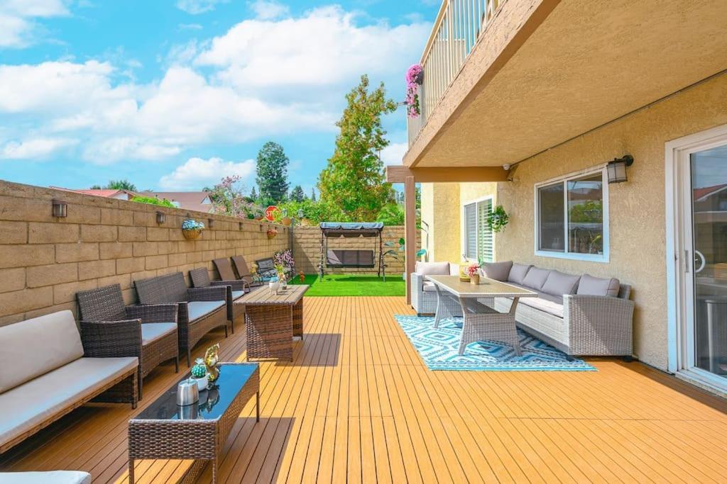 La Sunny House Beautiful Yard 7 Rooms 4 Bathrooms Near Disneyland & Hollywood & Downtown Hacienda Heights Exterior foto